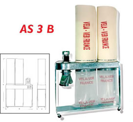 Aspirateurs industriels AS2A / AS3B
